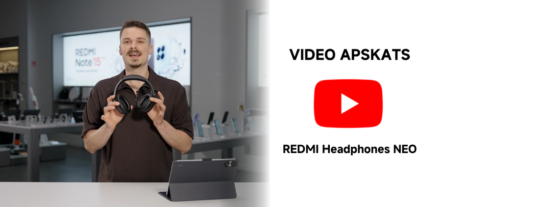 Redmi Headphones Neo apskats