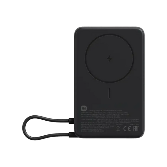 Xiaomi Magnetic Power Bank 10000 with Built-in Stand(Integrated Cable)