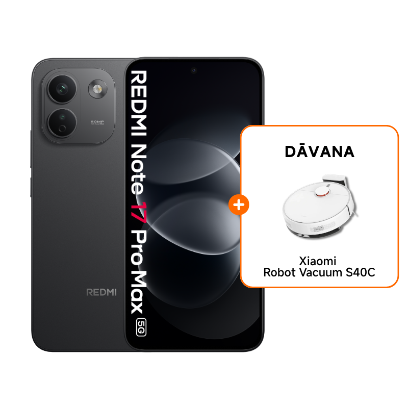 Redmi Note 17 Pro Max 5G+Putekļusūcējs robots