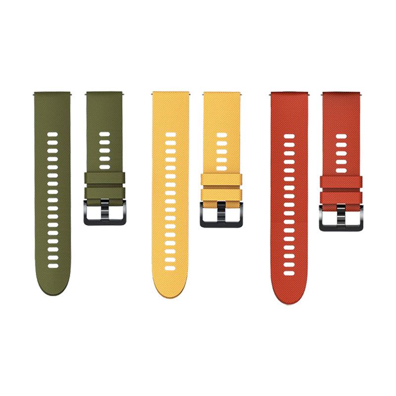 Mi Watch Strap (3-pack) (Olive, Yellow, Orange)